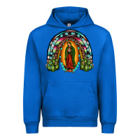 Cobalt our lady of guadalupe rainbow Urban Hoodie - JahusDesignShop