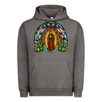 Pigment Tornado our lady of guadalupe rainbow Urban Hoodie - JahusDesignShop