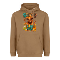 Toasted Coconut Hay there Fall pumpkin heifer Heavyweight Hoodie - RanaPortraitStore