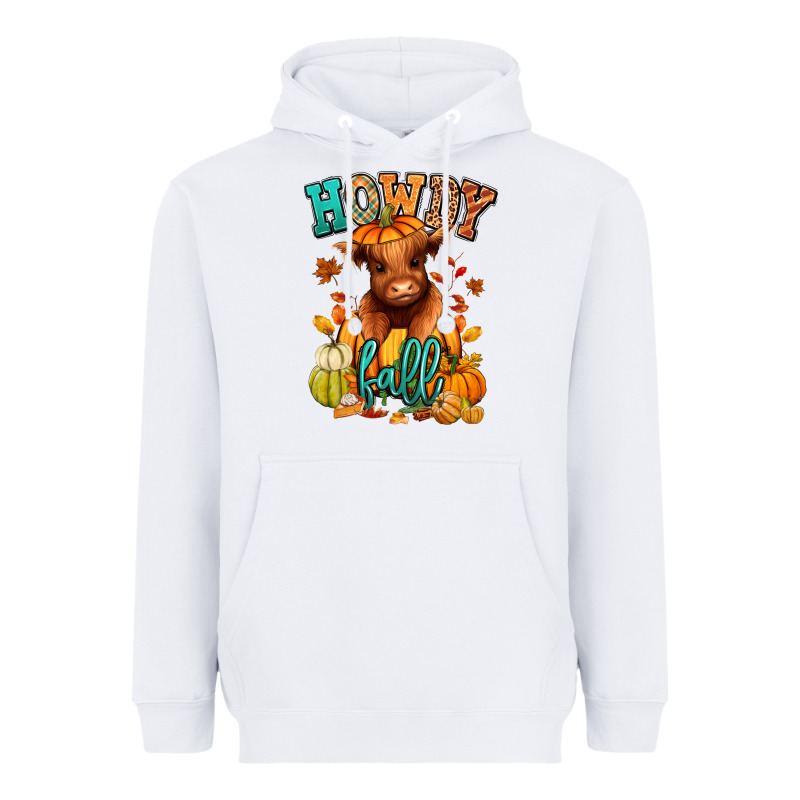 Hay There Fall Pumpkin Heifer Heavyweight Hoodie by RanaPortraitStore | Teevron