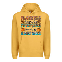 Mustard Flannels Hayrides Pumpkins Sweaters Bonfires Premium Hoodie - Artiststas