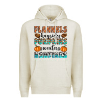 Oatmeal Heather Flannels Hayrides Pumpkins Sweaters Bonfires Premium Hoodie - Artiststas