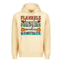 Pina Colada Flannels Hayrides Pumpkins Sweaters Bonfires Premium Hoodie - Artiststas