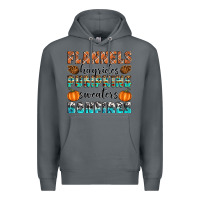 Rock Flannels Hayrides Pumpkins Sweaters Bonfires Premium Hoodie - Artiststas