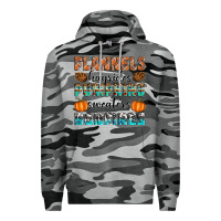 Slate Camo Flannels Hayrides Pumpkins Sweaters Bonfires Premium Hoodie - Artiststas