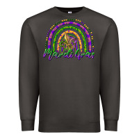 Smoke mardi gras rainbow and fleur de lis Premium Sweatshirt - RanaPortraitStore