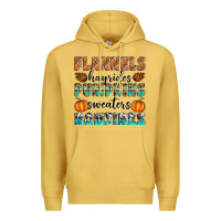 Antique Gold Flannels Hayrides Pumpkins Sweaters Bonfires Premium Hoodie - Artiststas