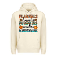 Sandshell Flannels Hayrides Pumpkins Sweaters Bonfires Premium Hoodie - Artiststas