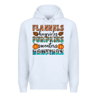 White Flannels Hayrides Pumpkins Sweaters Bonfires Premium Hoodie - Artiststas