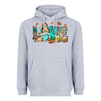 Heather Grey But i think i love Fall most of all gnome Heavyweight Hoodie - RanaPortraitStore