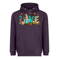 Plum But i think i love Fall most of all gnome Heavyweight Hoodie - RanaPortraitStore