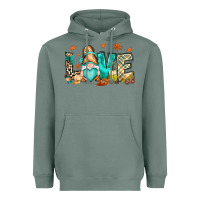 Sage But i think i love Fall most of all gnome Heavyweight Hoodie - RanaPortraitStore