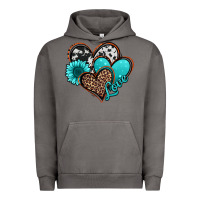 Pigment Tornado love turquoise hearts Urban Hoodie - Jasminsmagicworld