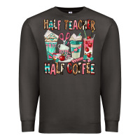 Smoke half teacher half coffee Premium Sweatshirt - texasbilliewilder