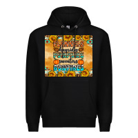 Black Flannes Hayrides Sweaters Bonfires Premium Hoodie - Artiststas