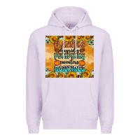 Lilac Flannes Hayrides Sweaters Bonfires Premium Hoodie - Artiststas