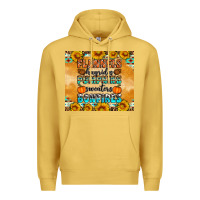 Antique Gold Flannes Hayrides Sweaters Bonfires Premium Hoodie - Artiststas