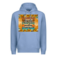 Colony Blue Flannes Hayrides Sweaters Bonfires Premium Hoodie - Artiststas