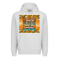 Dove Grey Flannes Hayrides Sweaters Bonfires Premium Hoodie - Artiststas
