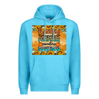Ocean Blue Flannes Hayrides Sweaters Bonfires Premium Hoodie - Artiststas