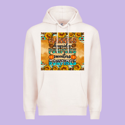 Flannes Hayrides Sweaters Bonfires Premium Hoodie Designed By Artiststas