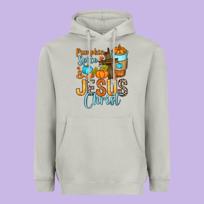 Heavyweight Hoodie Pumpkin spice and Jesus Christ