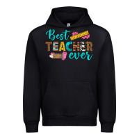 Black best teacher ever Urban Hoodie - BundleAndBundleShop