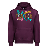 Mauve Wine best teacher ever Urban Hoodie - BundleAndBundleShop