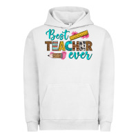 Pigment Lunar Rock best teacher ever Urban Hoodie - BundleAndBundleShop