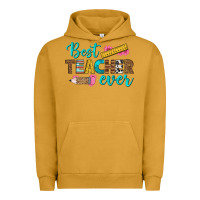 Pigment Peanut Butter best teacher ever Urban Hoodie - BundleAndBundleShop