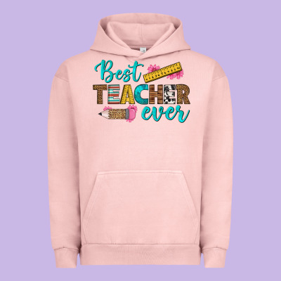 Best Teacher Ever Urban Hoodie Designed By Bundleandbundleshop