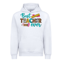 White best teacher ever Urban Hoodie - BundleAndBundleShop