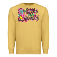 Antique Gold little miss 1st grade Premium Sweatshirt - Zillion Design Studio