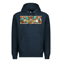 Navy Fall Gnomes Premium Hoodie - Artiststas