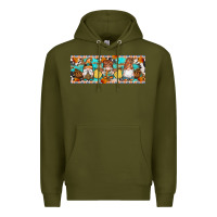Army Green Fall Gnomes Premium Hoodie - Artiststas