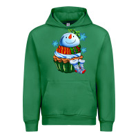 Emerald snowman cupcake Urban Hoodie - AdoDesignShop