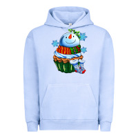 Pigment Grape Ice snowman cupcake Urban Hoodie - AdoDesignShop