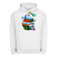 Pigment Lunar Rock snowman cupcake Urban Hoodie - AdoDesignShop