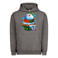 Pigment Tornado snowman cupcake Urban Hoodie - AdoDesignShop