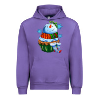 Tulip snowman cupcake Urban Hoodie - AdoDesignShop