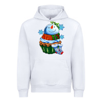 White snowman cupcake Urban Hoodie - AdoDesignShop