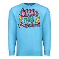 Ocean Blue little miss preschool Premium Sweatshirt - Zillion Design Studio