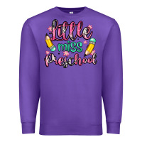 Purple little miss preschool Premium Sweatshirt - Zillion Design Studio