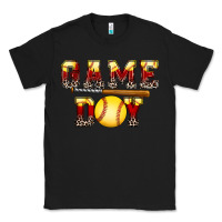 Black game day softball Classic Tee - FaDigitalArtStudio