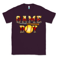 Plum game day softball Classic Tee - FaDigitalArtStudio