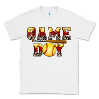 White game day softball Classic Tee - FaDigitalArtStudio