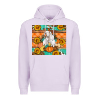 Lilac Goat family fall pumpkins gemstone Premium Hoodie - Artiststas
