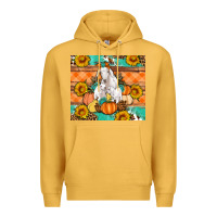 Mustard Goat family fall pumpkins gemstone Premium Hoodie - Artiststas