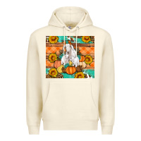 Sandshell Goat family fall pumpkins gemstone Premium Hoodie - Artiststas
