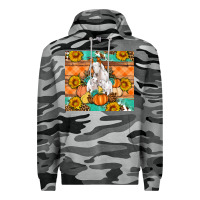 Slate Camo Goat family fall pumpkins gemstone Premium Hoodie - Artiststas